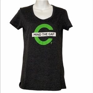 Chive Tees Mind The Gap Gray T-shirt Size M
